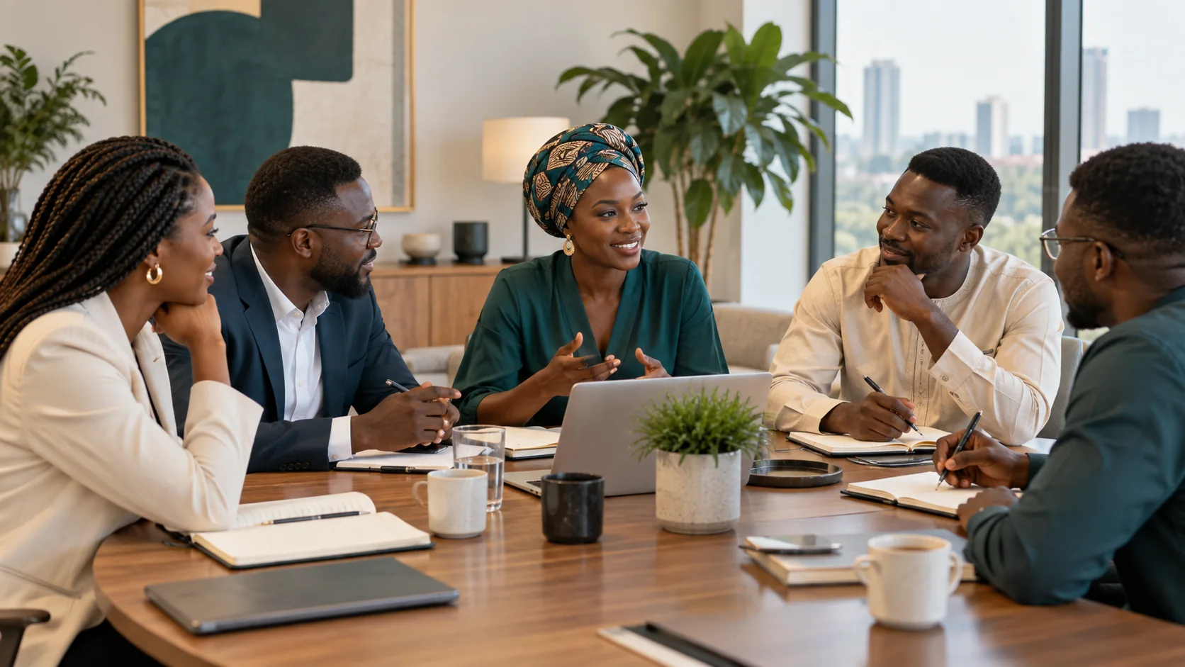 Des professionnels échangent autour d’une collaboration